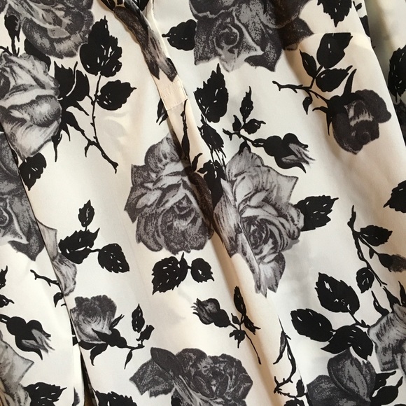 TALBOTS Rose Print Blouse - Picture 4 of 8